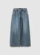 Pure Cotton Wide Leg Blue Jeans_4