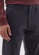 Blue Stretch Cotton Regular Fit Trousers_3
