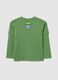 Children's green regular fit pure cotton jumper_1