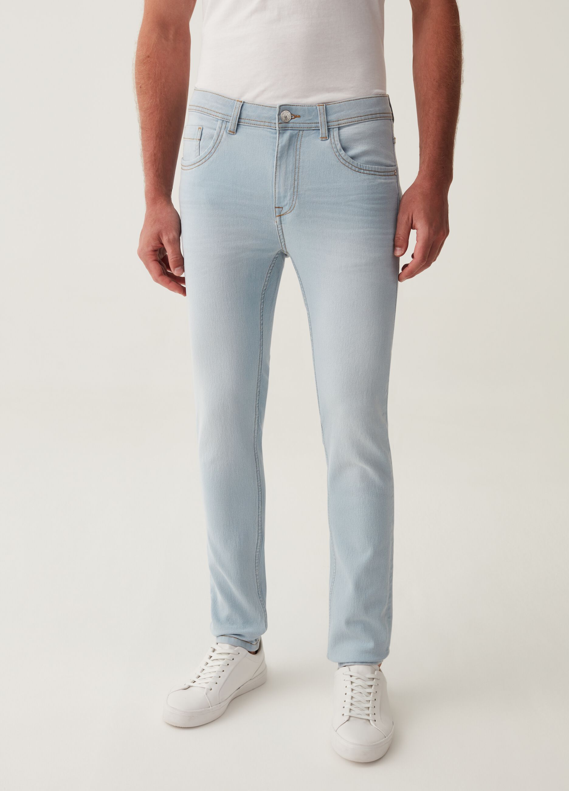 Jeans super skinny fit cinque tasche_1