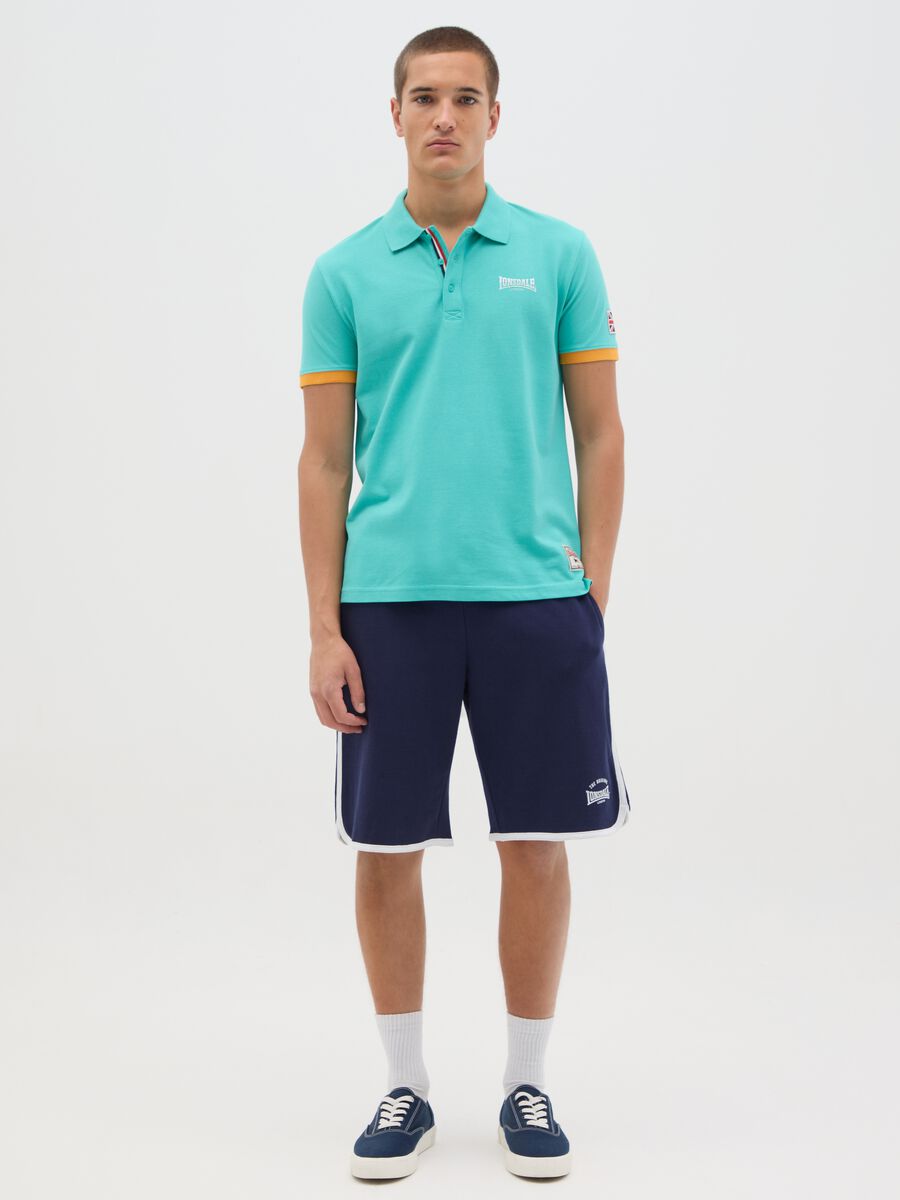 Green pure cotton Lonsdale polo_1
