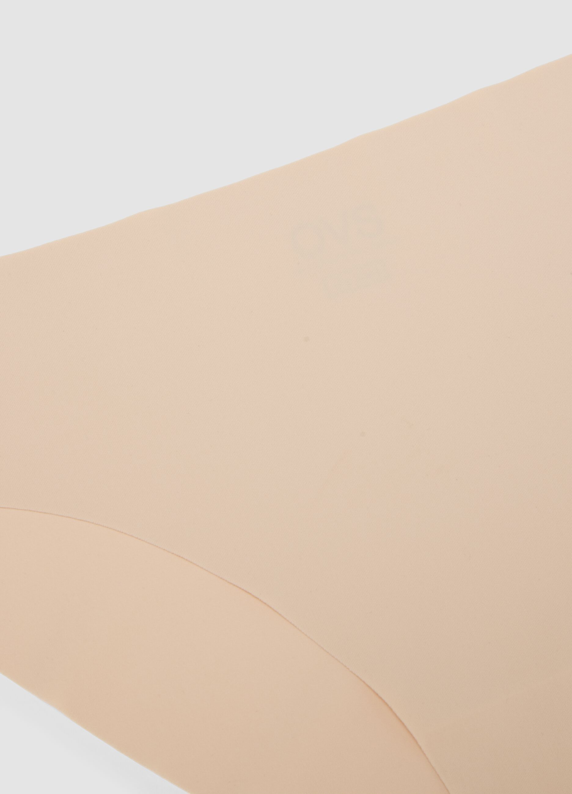 Pink regular fit seamless briefs