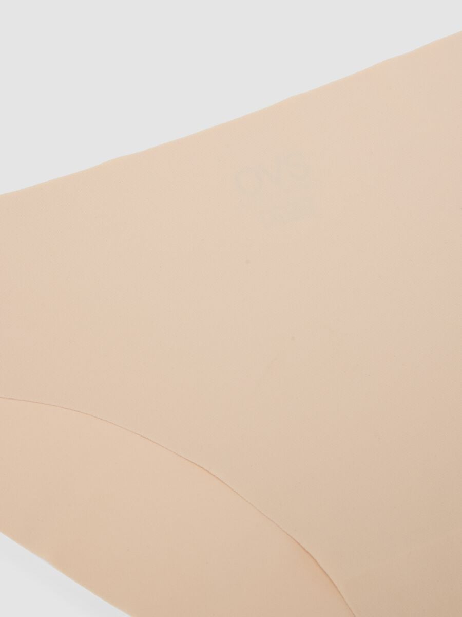 Pink regular fit seamless briefs_5