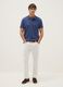 Blue pure cotton polo regular fit_1