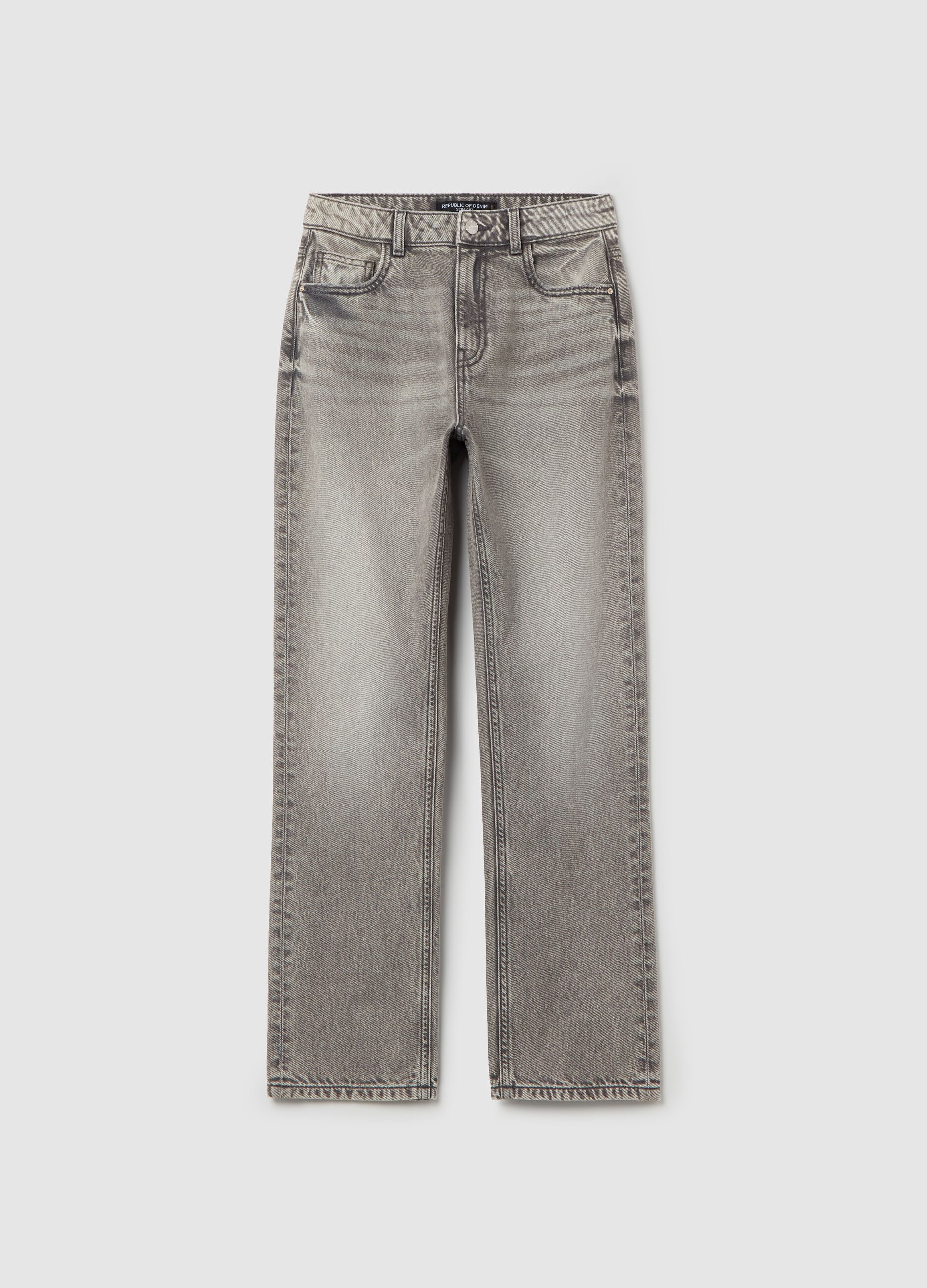 Straight-fit jeans with five pockets