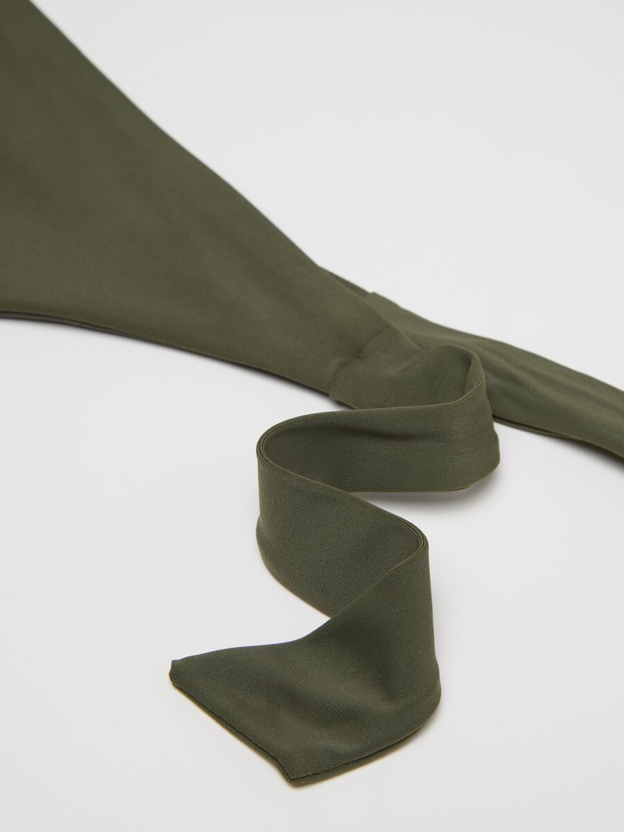 Green bikini bottoms with side ties_5