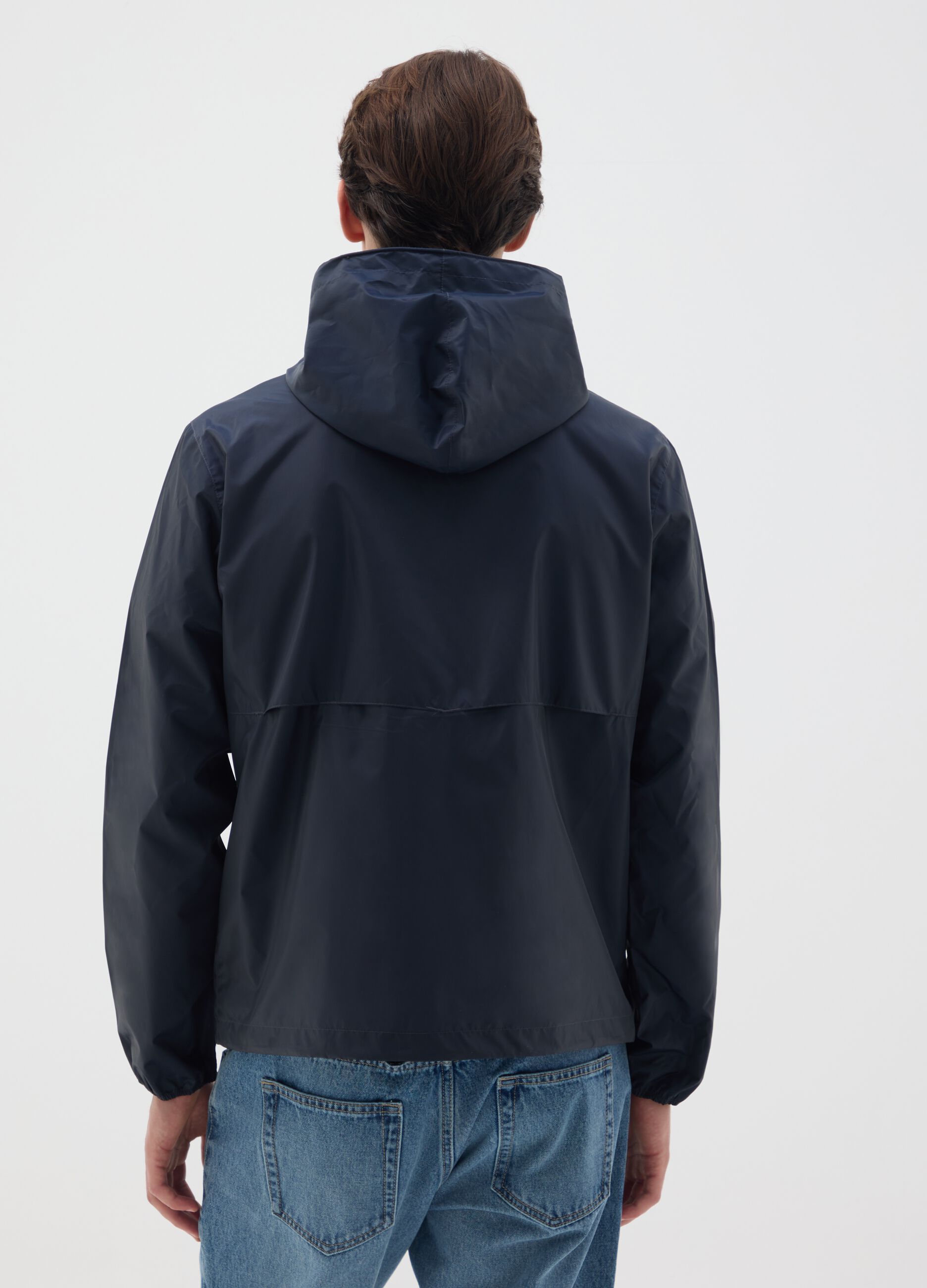 Men's Windbreaker Jacket in Blue