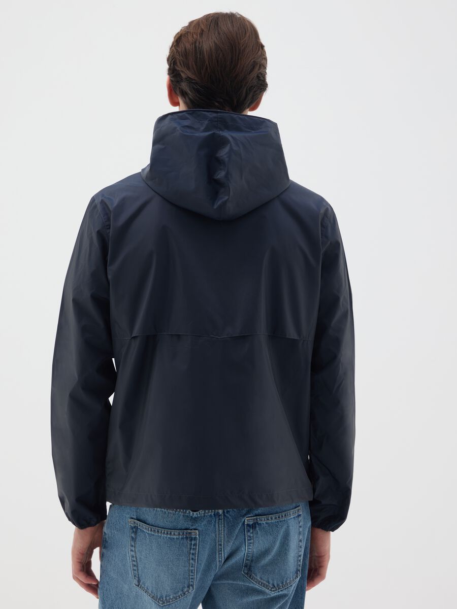 Men's Windbreaker Jacket in Blue_2