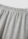 Black and grey pure organic cotton pyjamas with front print_3
