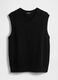 Black pure cotton waistcoat_3