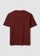 Red pure cotton short-sleeve T-shirt, relaxed fit_1