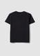 Black regular-fit stretch cotton jersey T-shirt with print_6