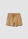Beige pure cotton boys&rsquo; shorts, regular fit_0