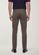 Grey regular-fit stretch cotton twill trousers_3