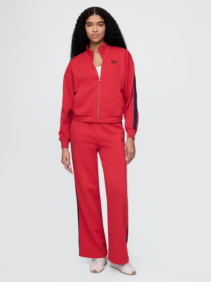 Gap Wide Red Trousers in Cotton Blend_0