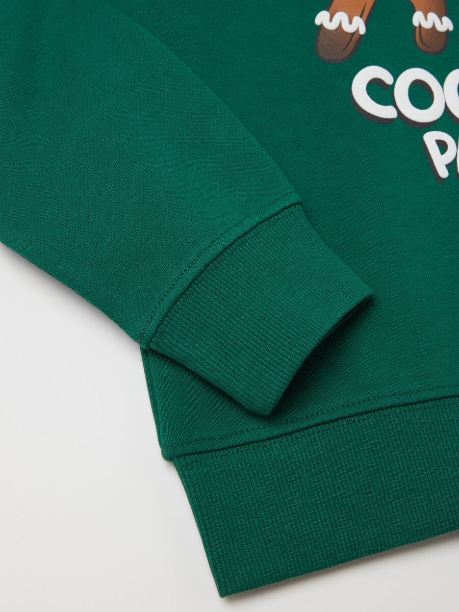 Sweatshirt with "Let's start the cookies party" print_3