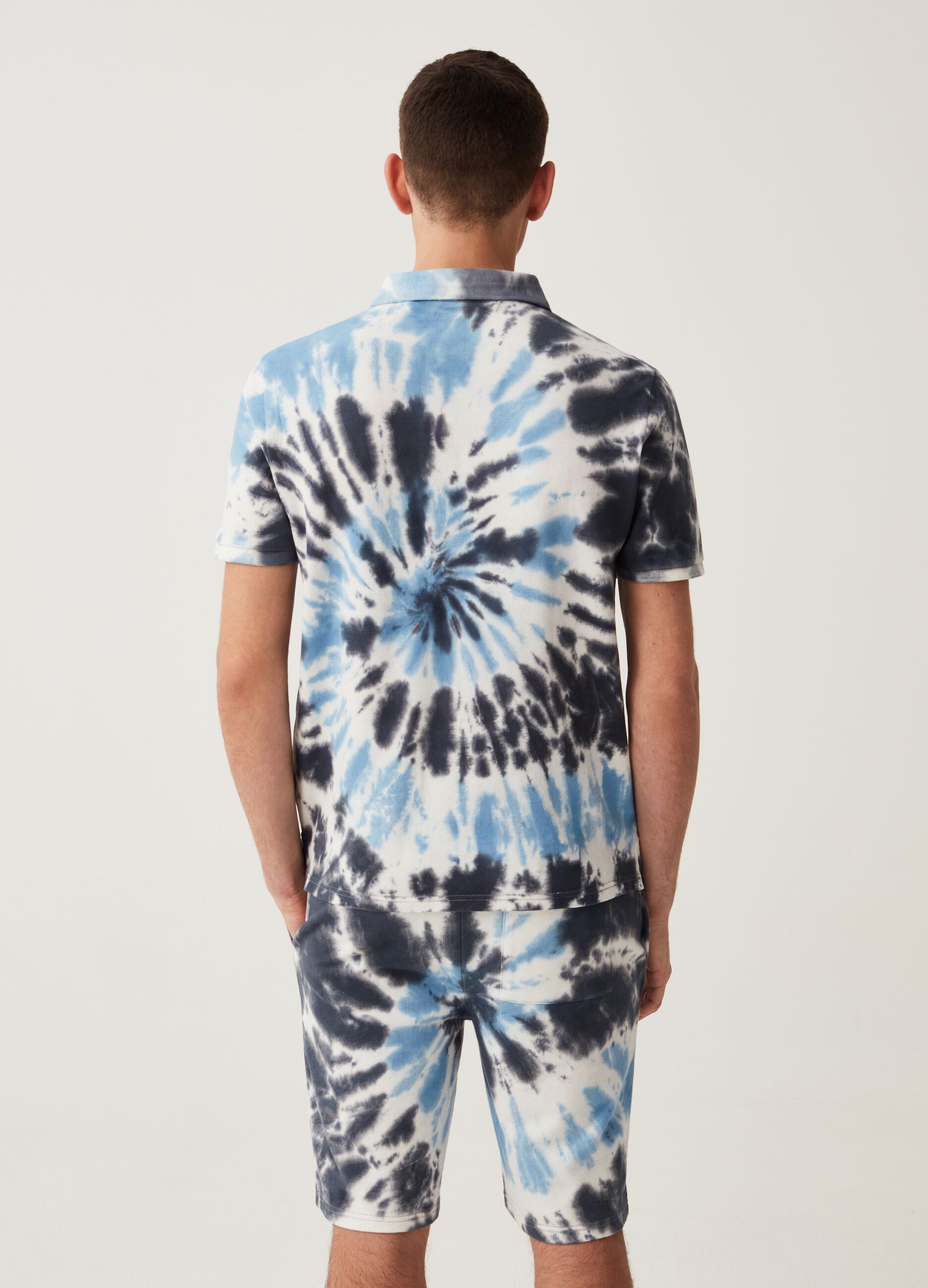 Polo in piquet Tie Dye Grand&Hills_2