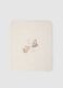 Beige velour baby blanket_0
