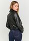 Black cropped biker jacket_1