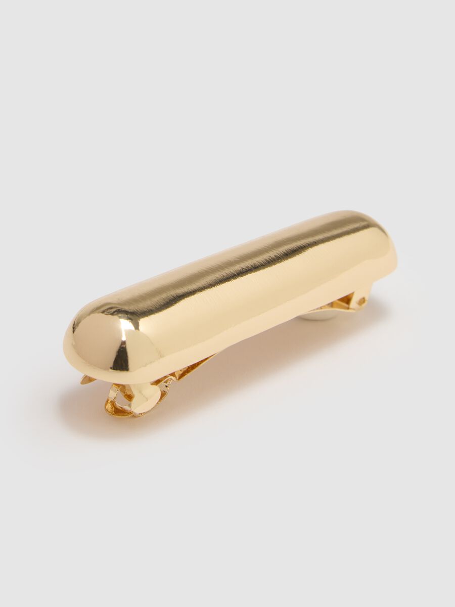 Elegant gold-coloured zinc hair clip_2