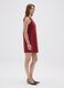 Red viscose blend women's dress_1