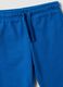 Completo jogging blu in puro cotone con stampa per bimbo_3