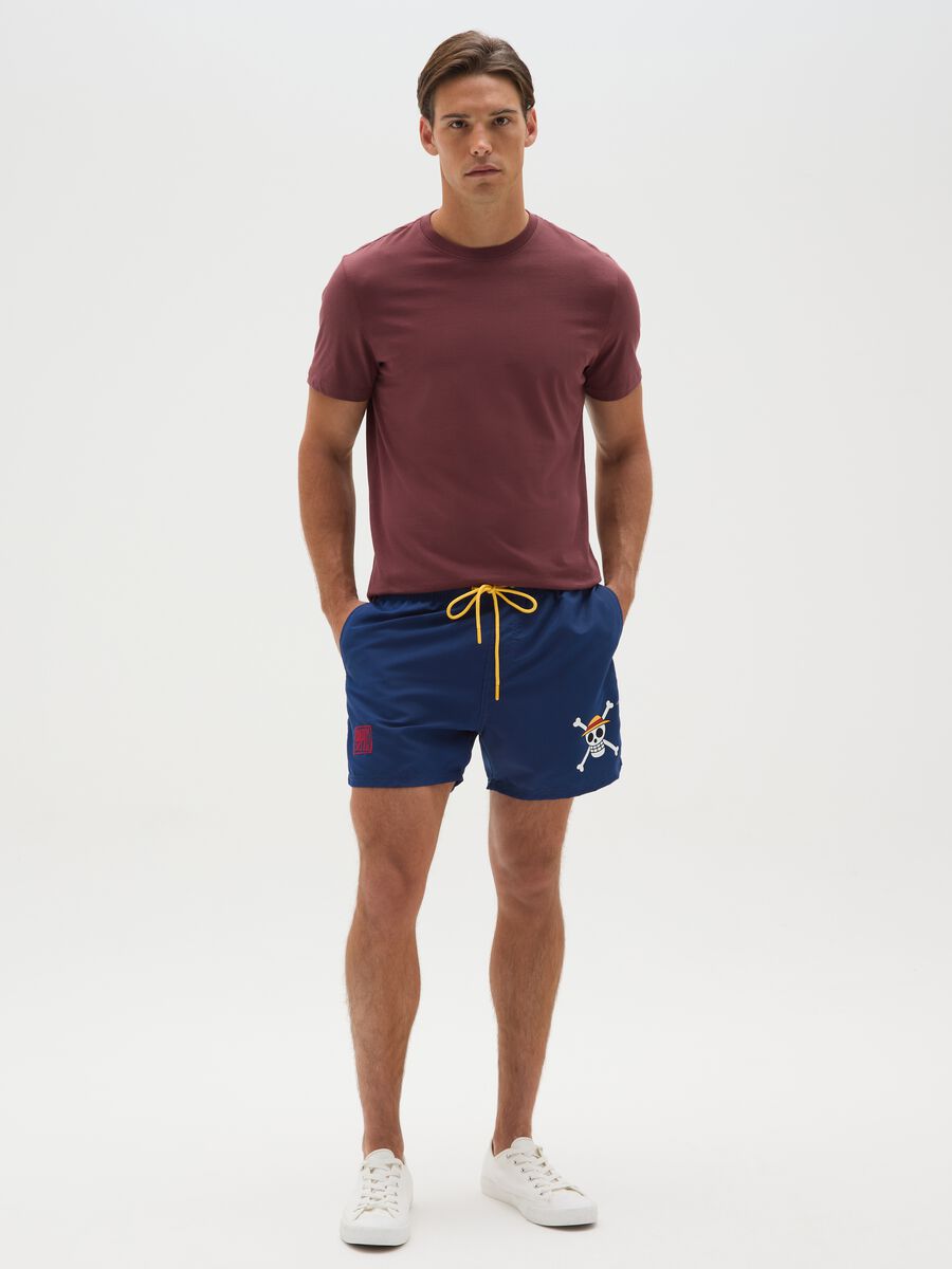 Men’s multicolour swim trunks by Everlast featuring One Piece print_0