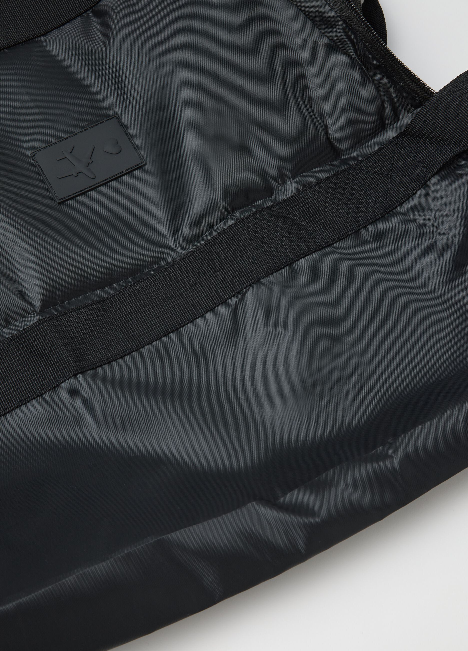Black shopper bag