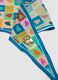 Foulard multicolor in puro cotone con stampa cuori_2