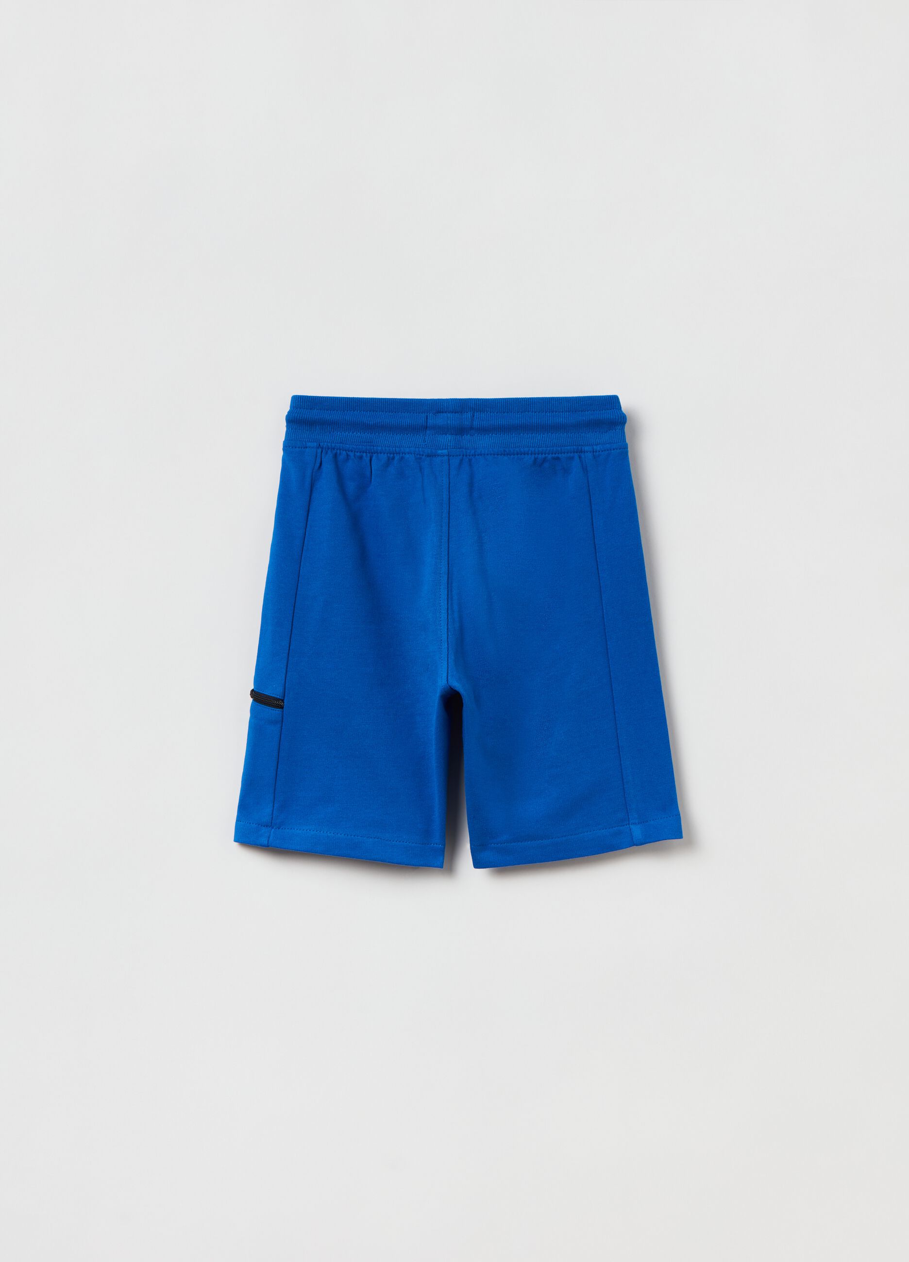 Shorts con coulisse e tasca con zip_1