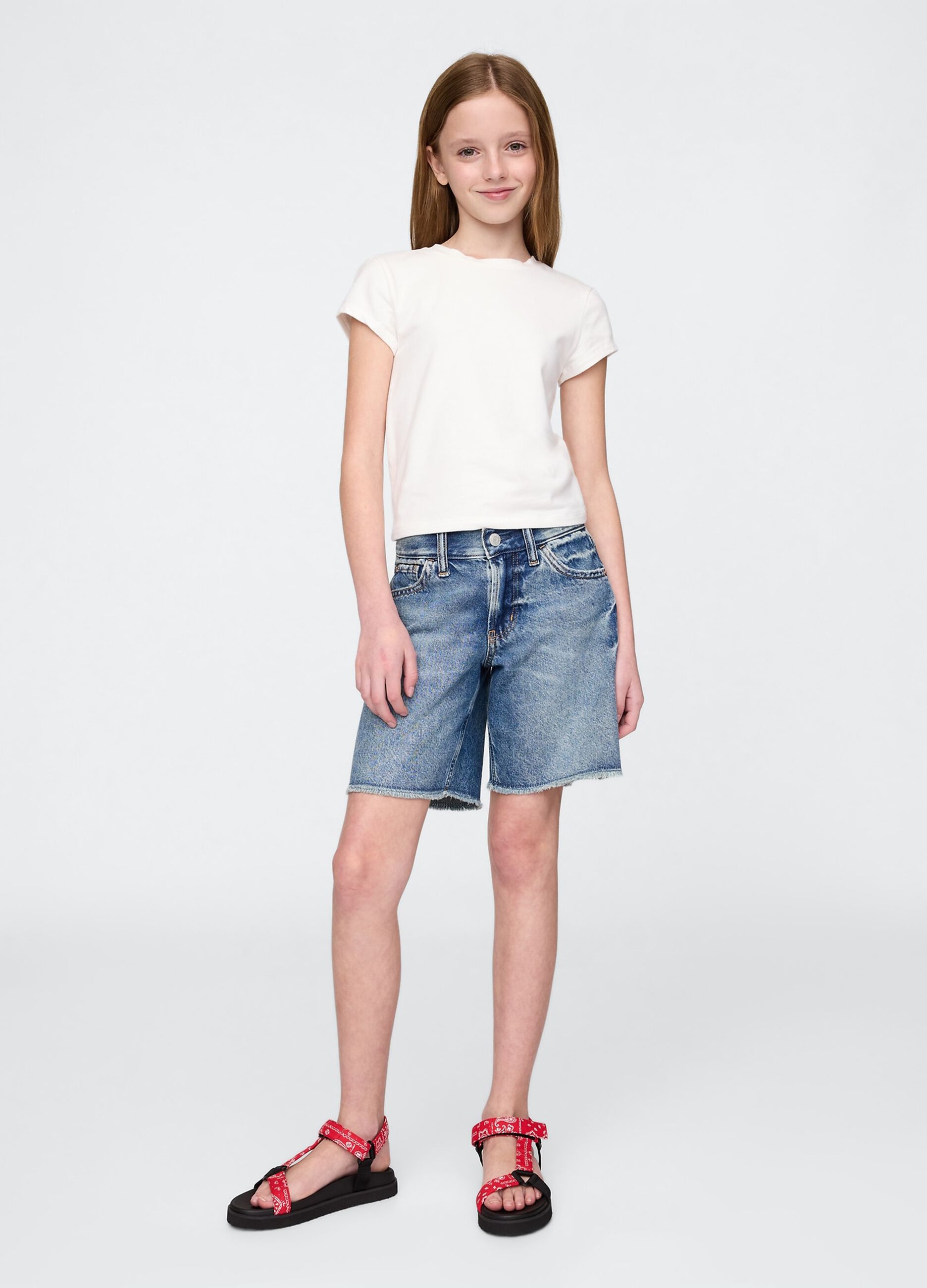 Denim shorts for kids