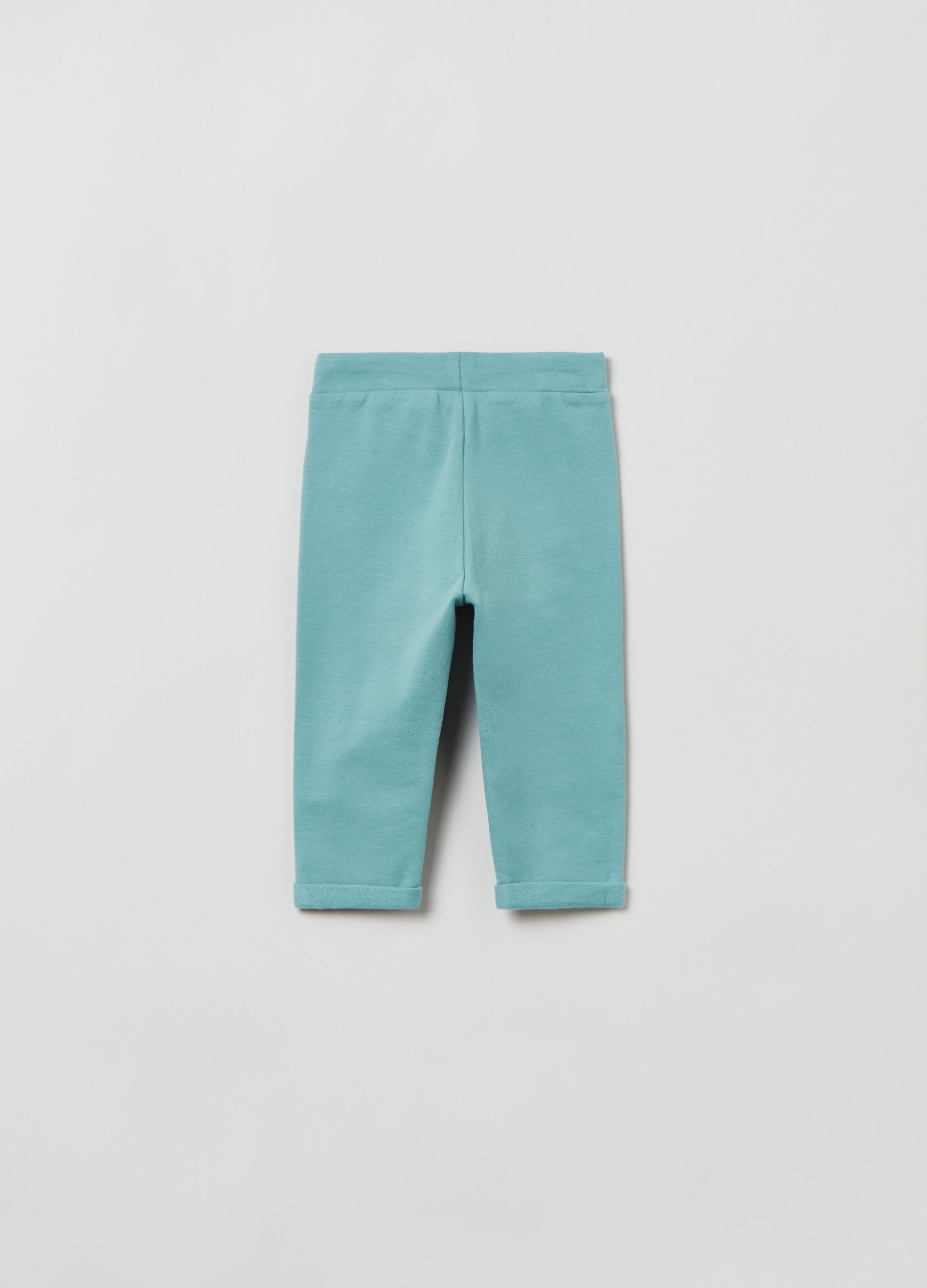 Joggers in French Terry con coulisse_2