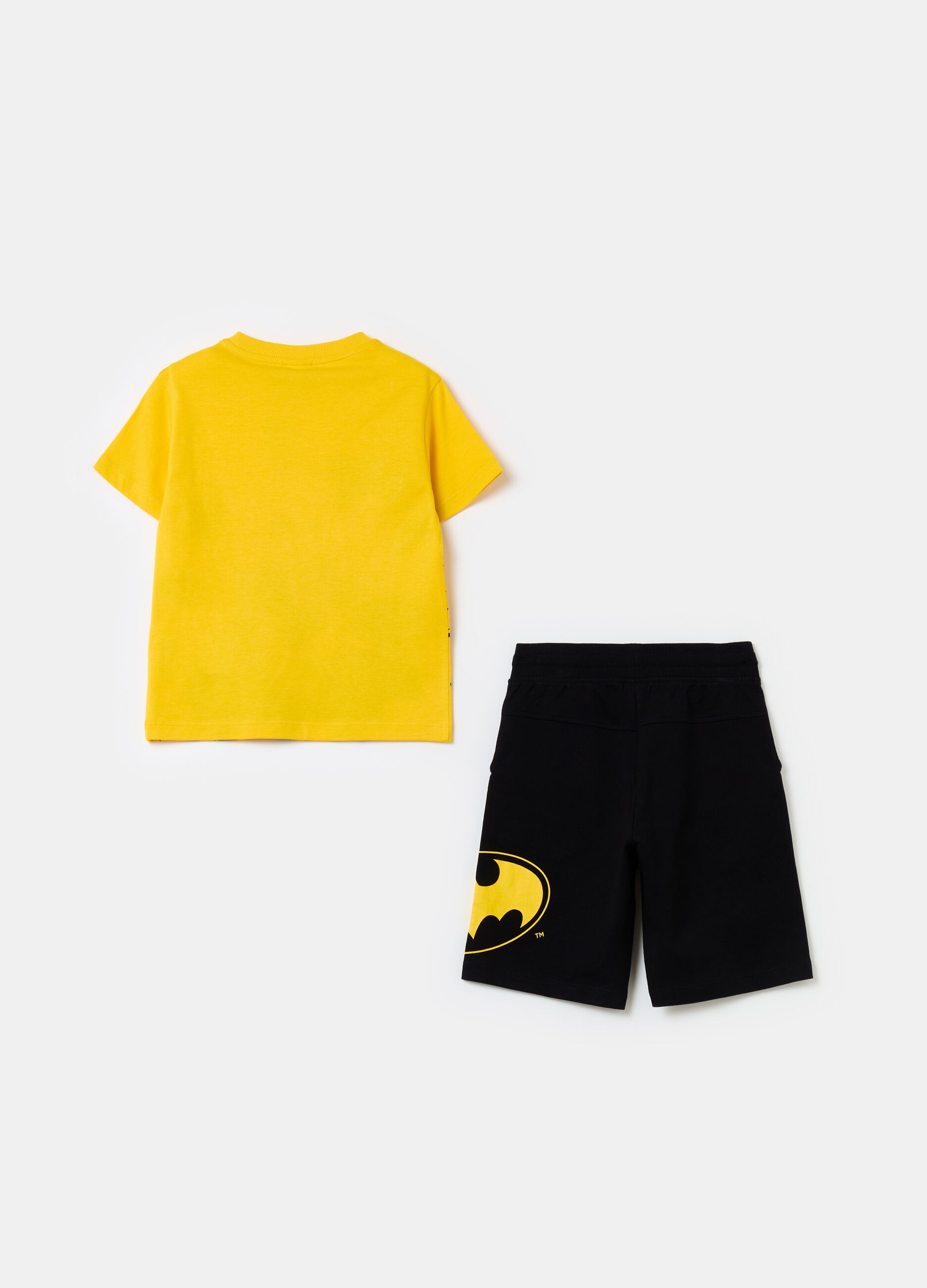 Cotton jogging set with Batman print