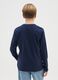 Boys' blue pure cotton T-shirt regular fit_1