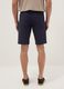 Blue pure cotton regular-fit shorts_2