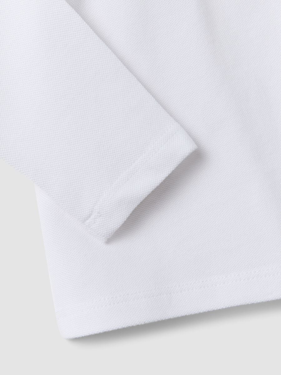 White long-sleeve organic cotton polo_3