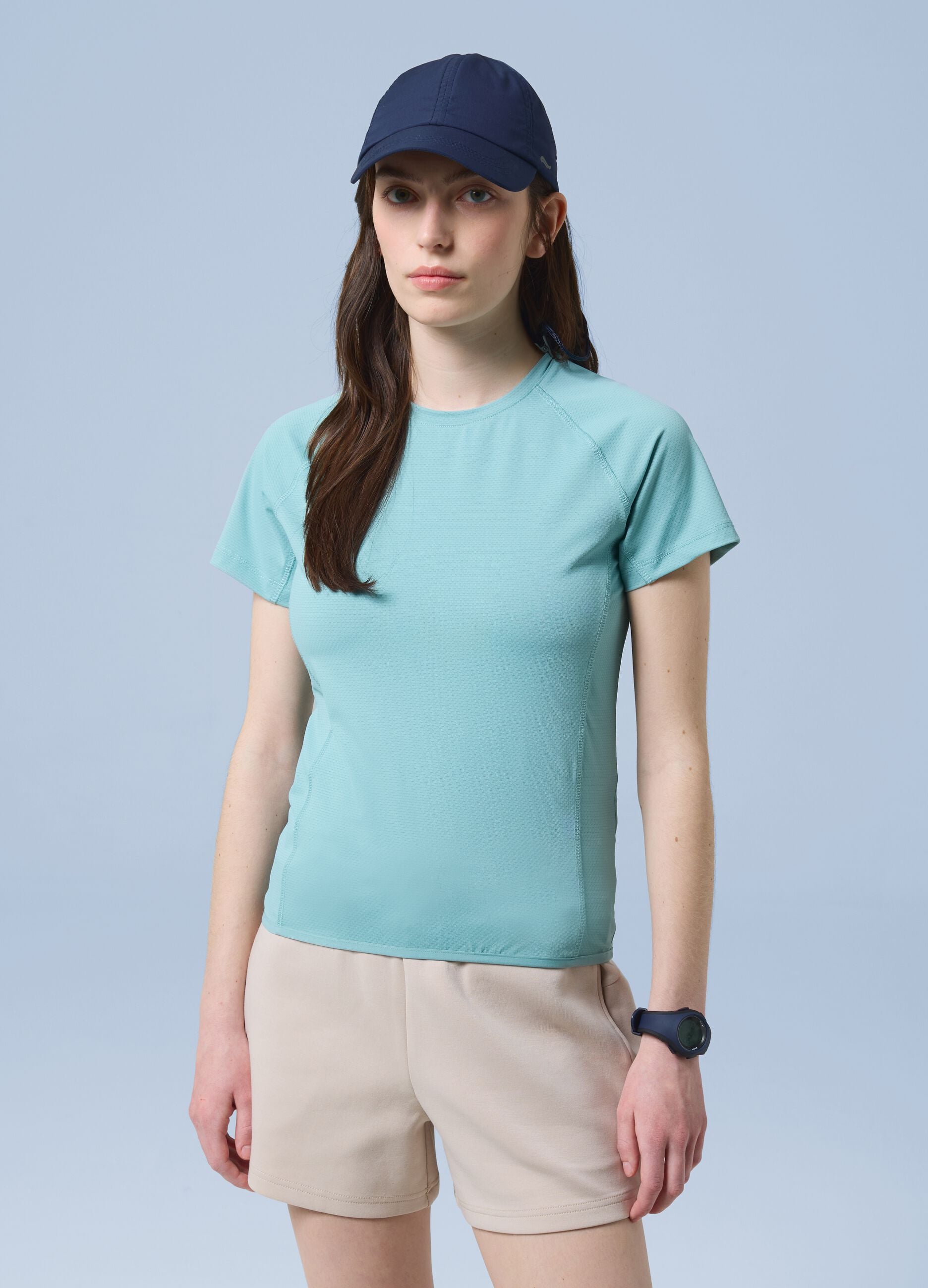 ALTAVIA SAILING green technical T-shirt in stretch fabric