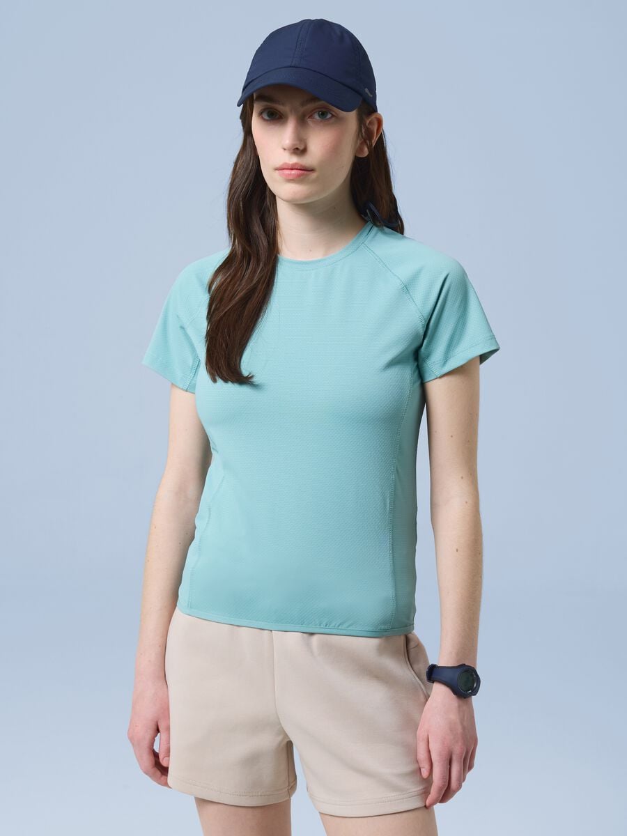 T-shirt tecnica ALTAVIA SAILING verde in tessuto elasticizzato_0