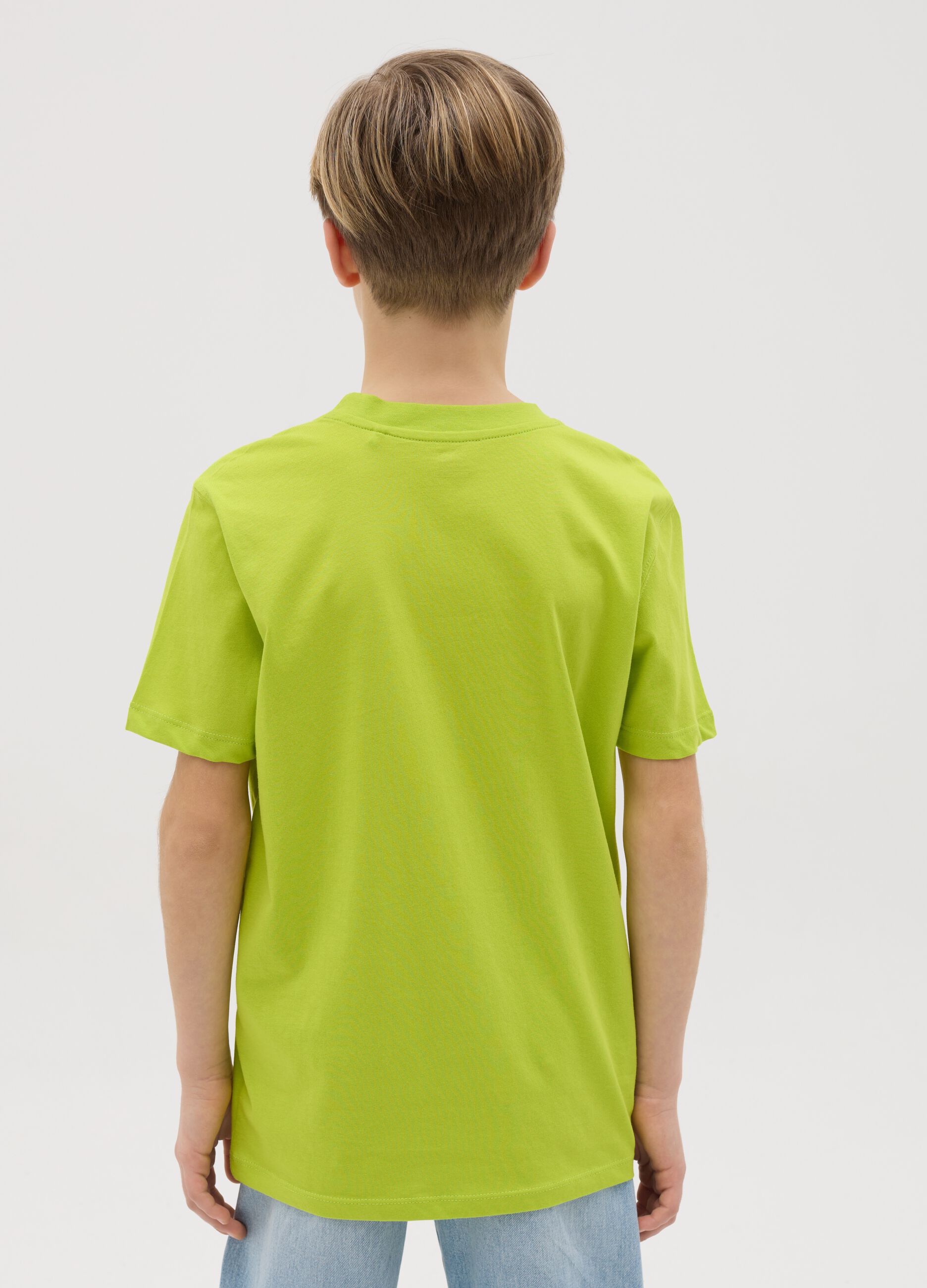 Cotton T-shirt with print