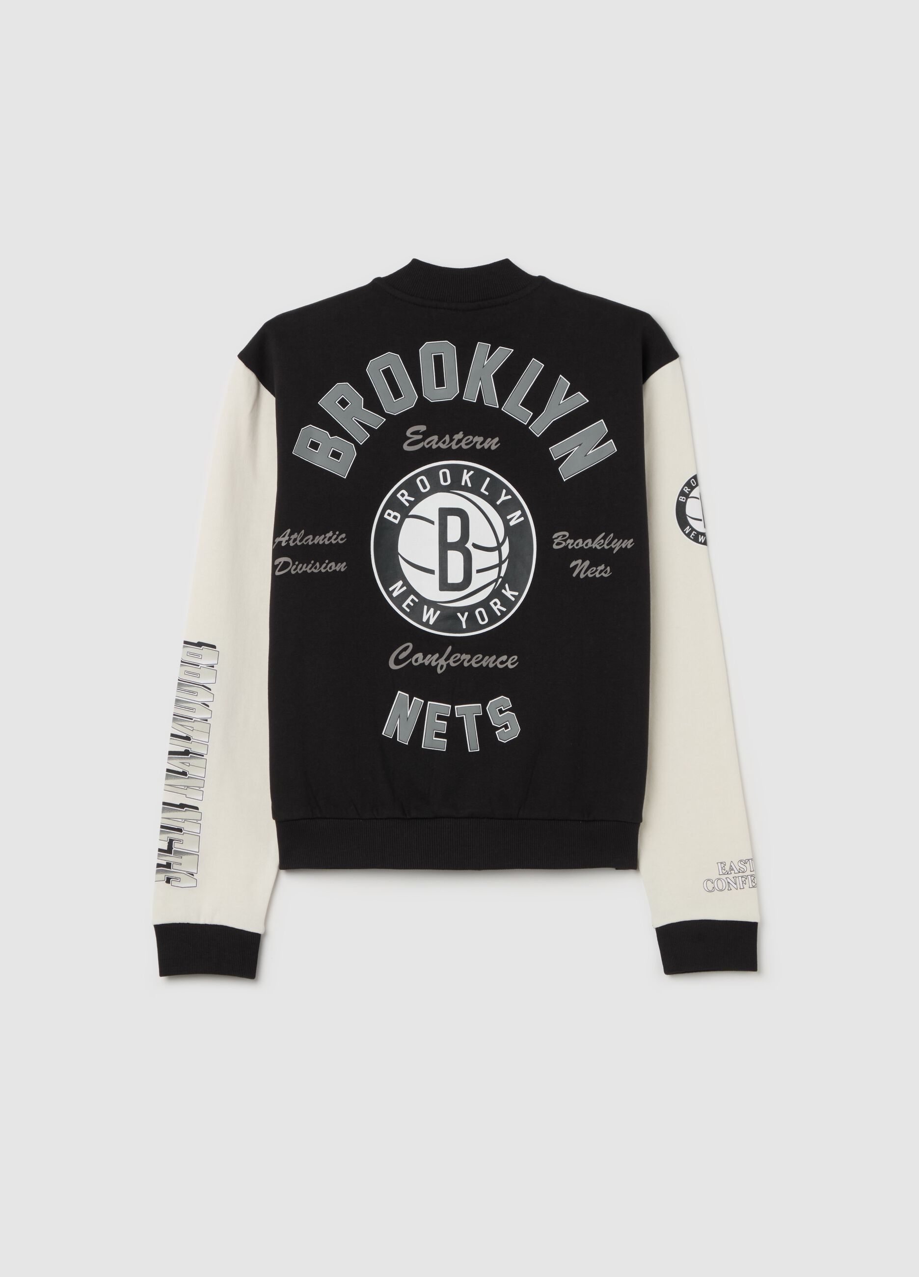 Bomber varsity patch e stampa NBA Brooklyn Nets
