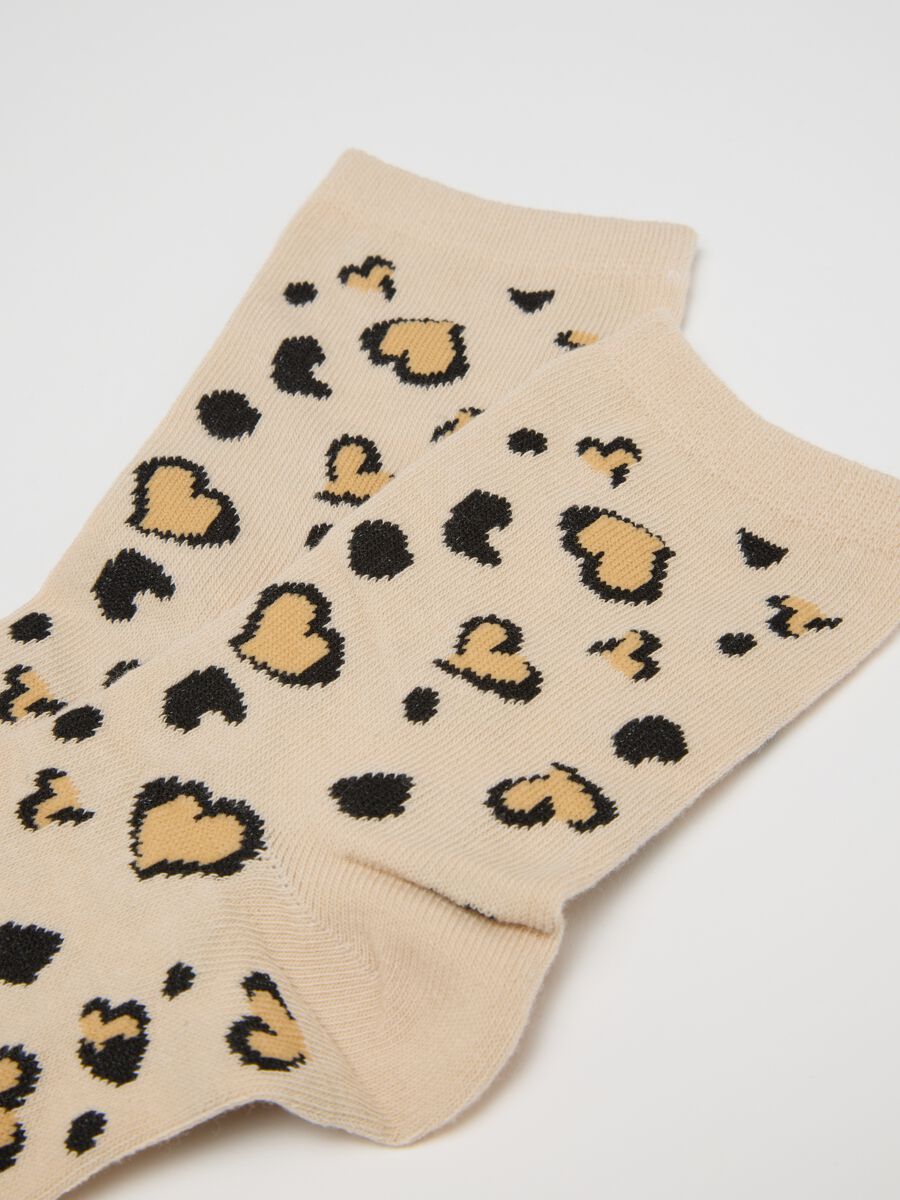 Two-pack multicolour cotton blend socks_1