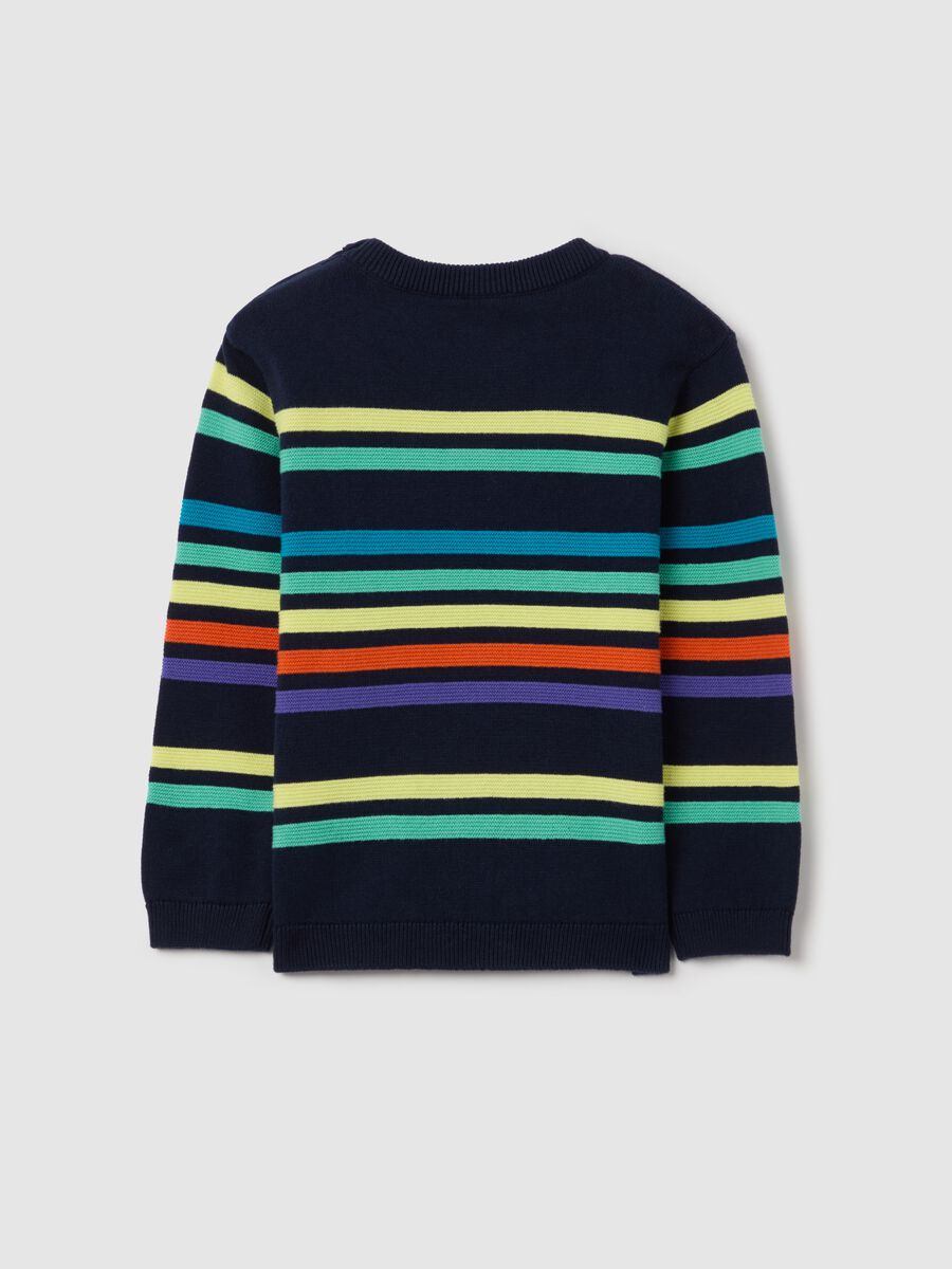 Striped cotton pullover_1