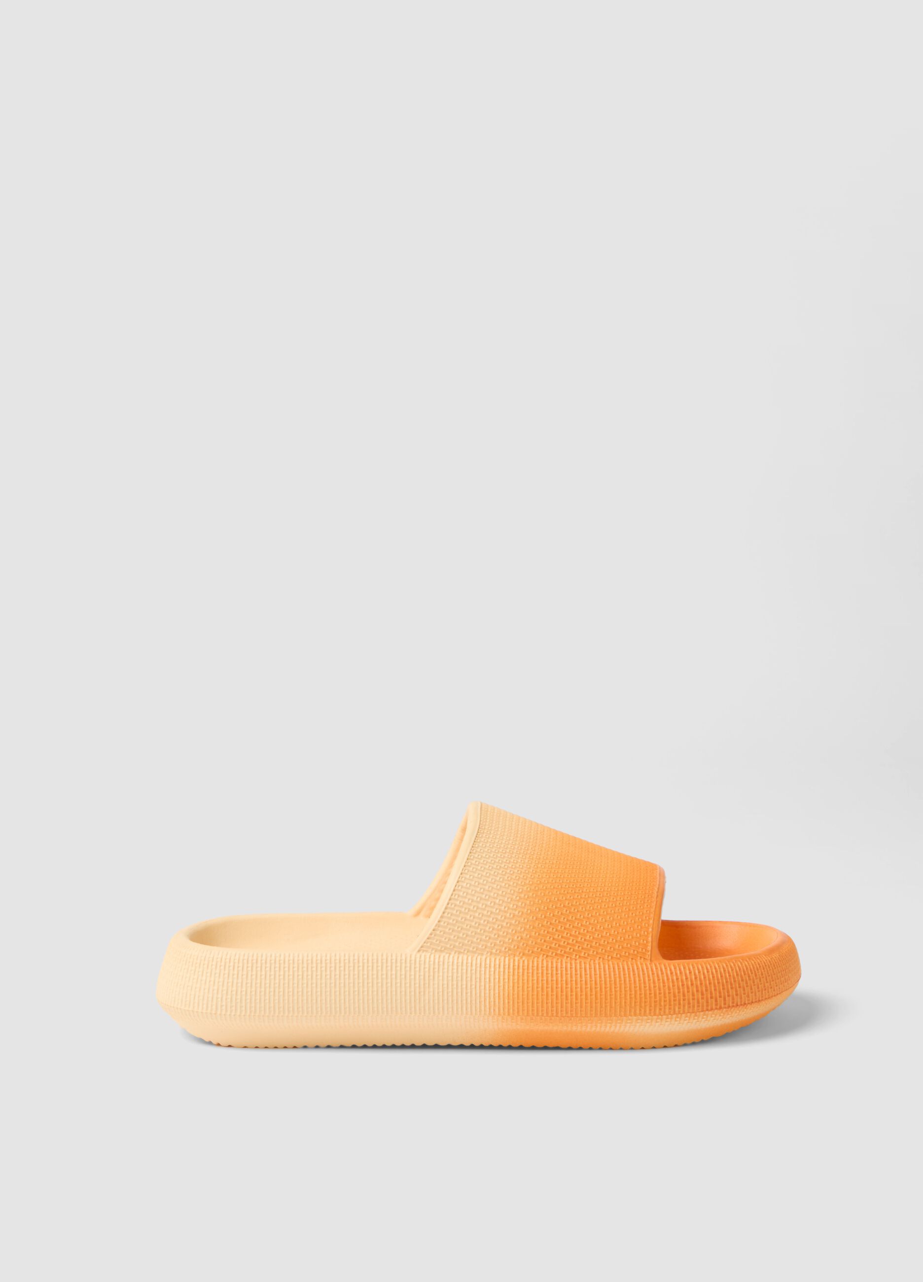 Orange gradient-effect sliders