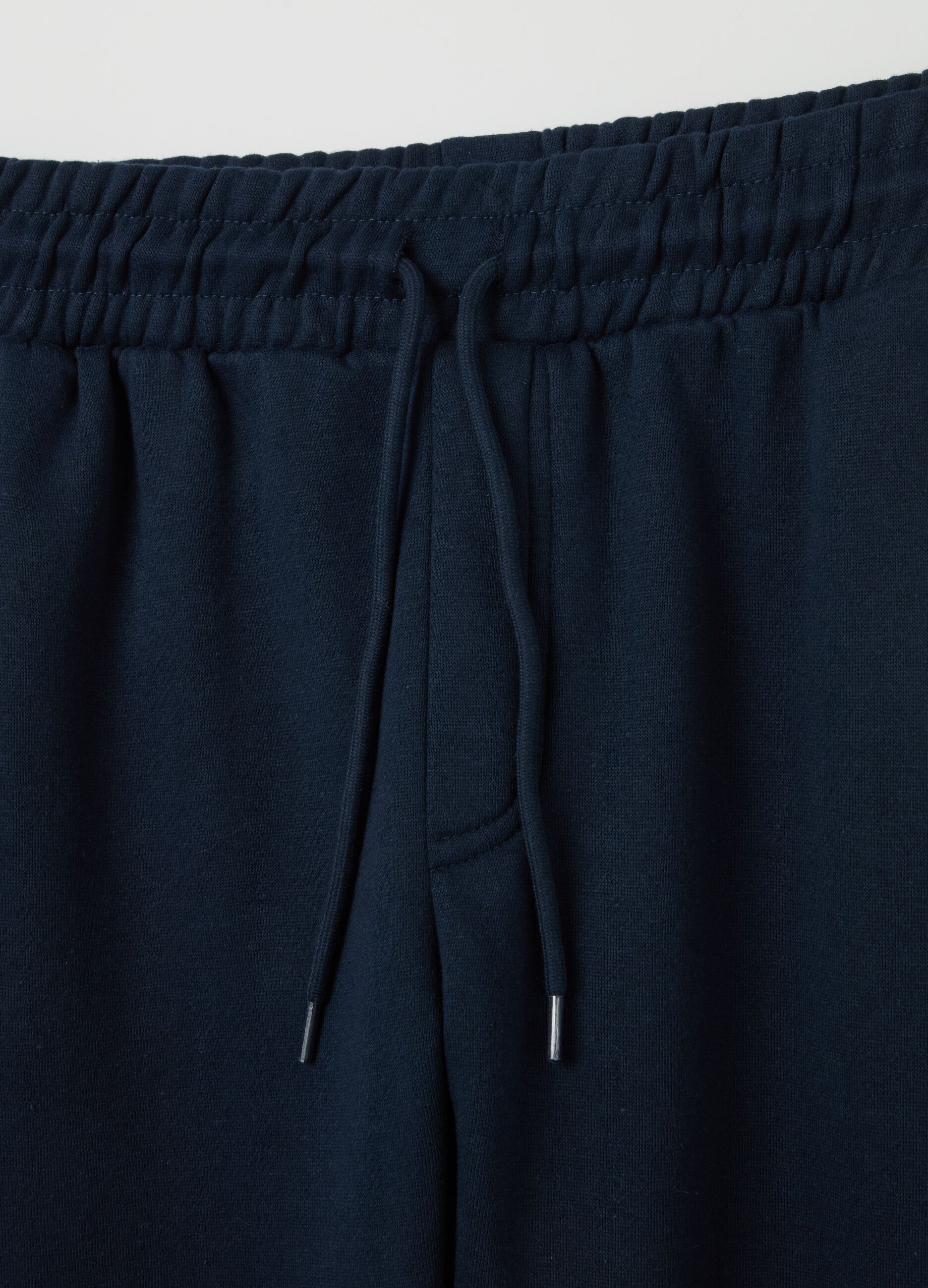 Essential fleece joggers with drawstring