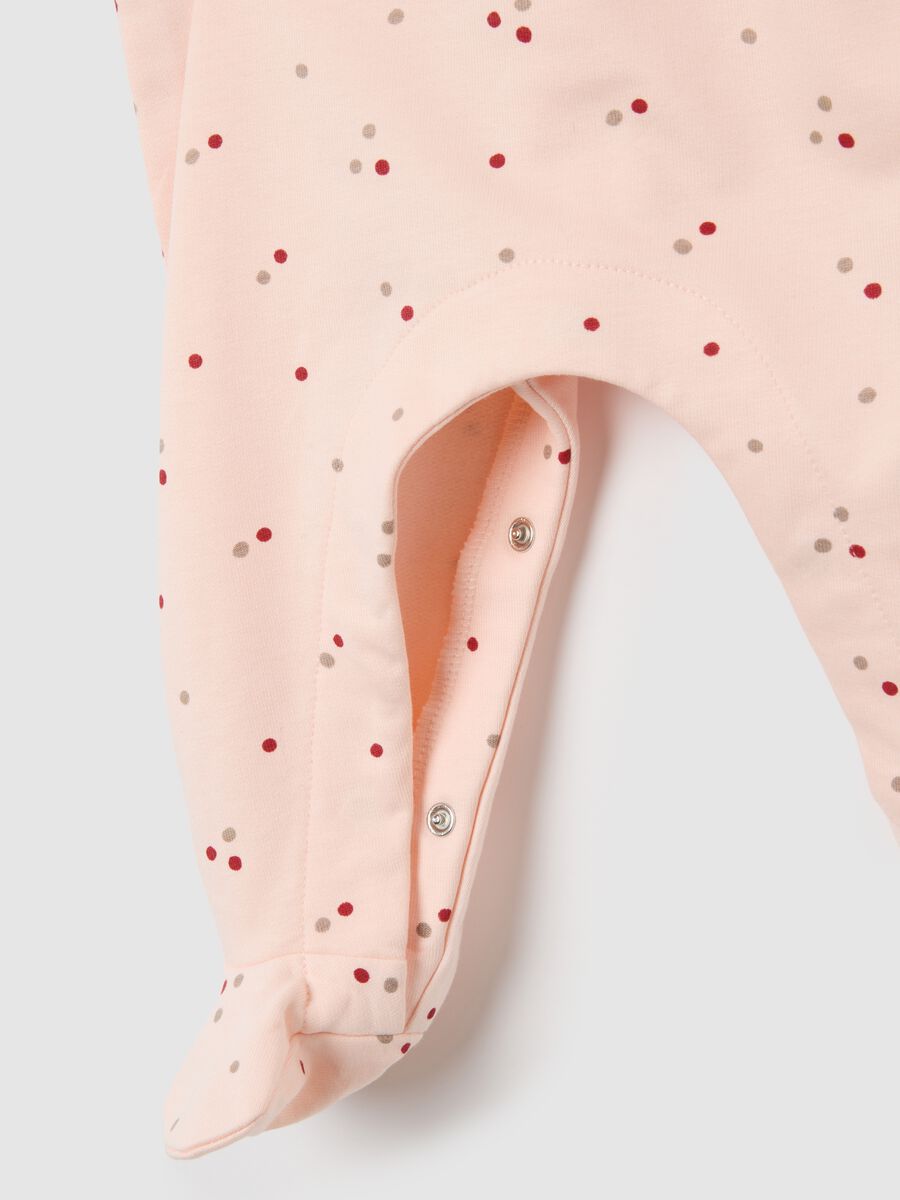 Tutina da neonata in puro cotone multicolor con bottoni_2
