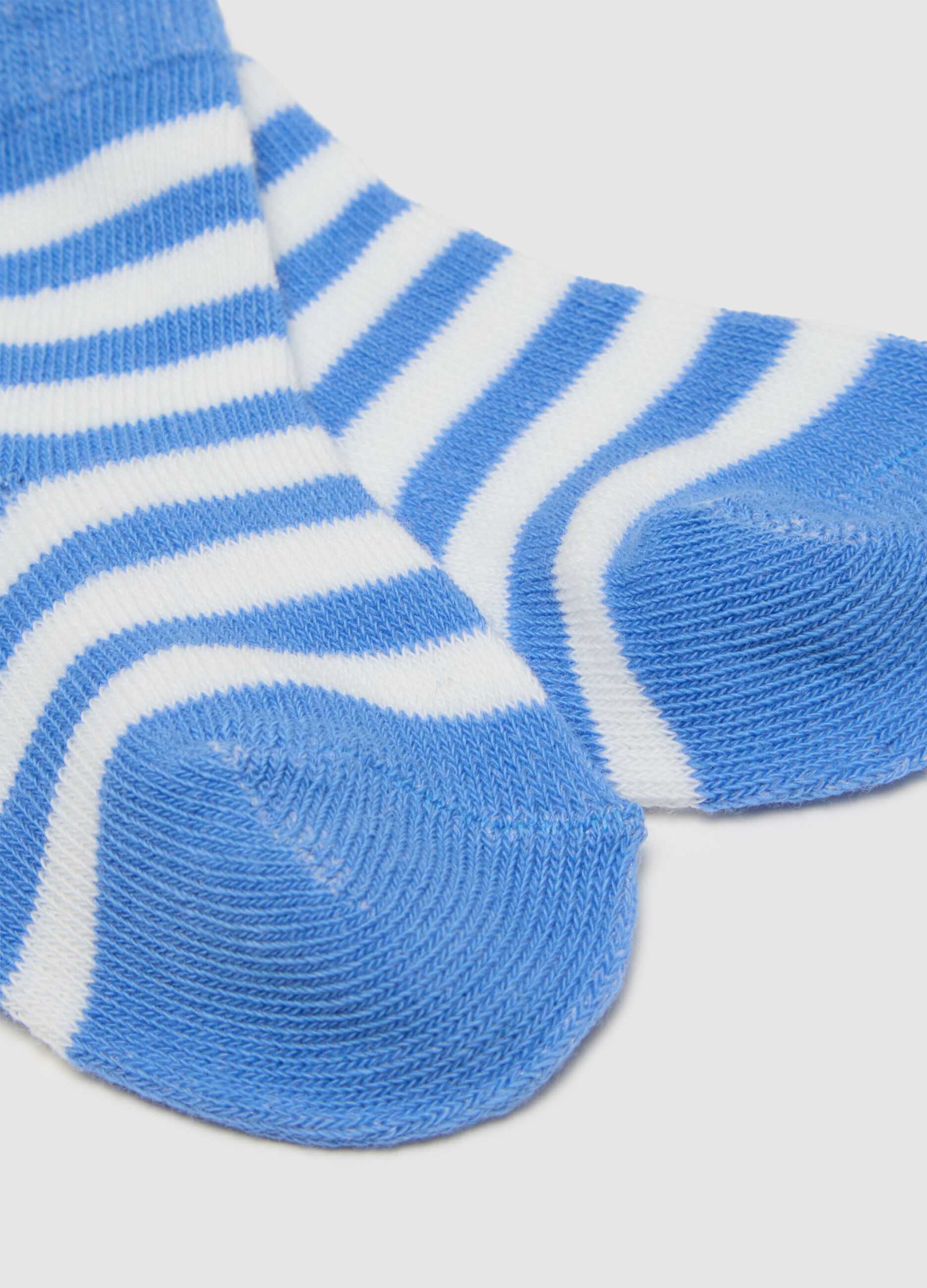 Baby Socks Tripack Set in Multicolour Cotton Blend