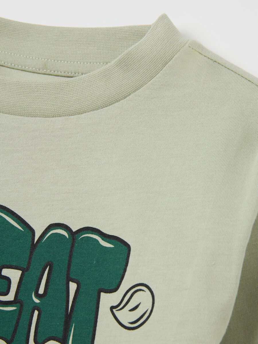 Children's green pure cotton regular fit jumper_2
