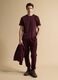 T-shirt rossa in misto cotone traspirante e ad asciugatura rapida_1