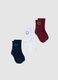Children's Short Colourful Cotton Socks Tripack_0