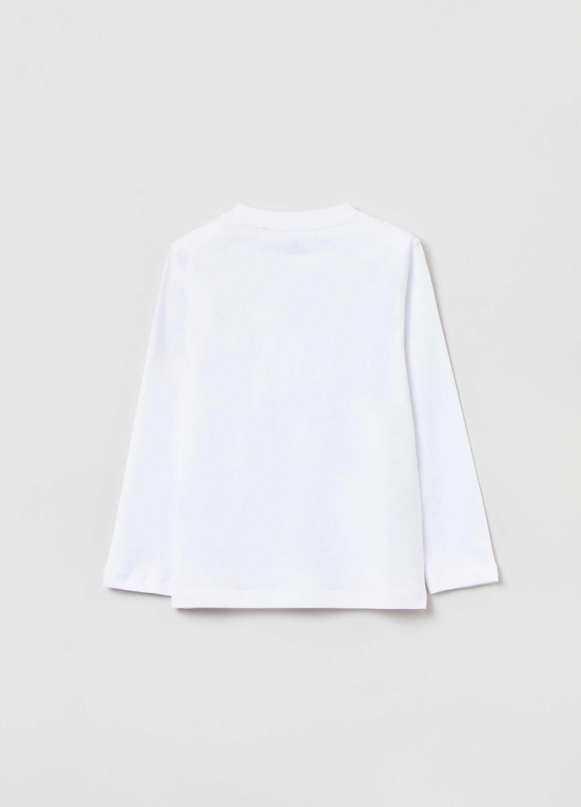T-shirt a maniche lunghe in cotone _1